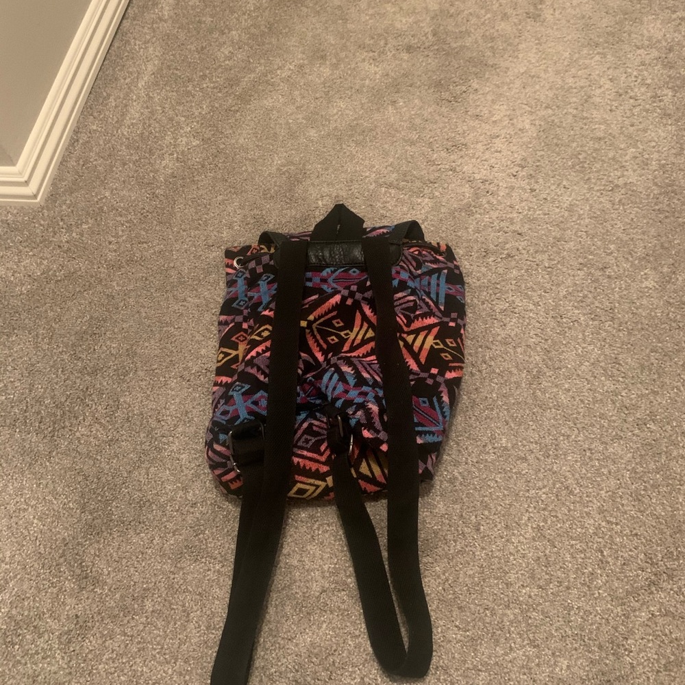 Small Colourful Aztec backpack - Picture 4 of 5